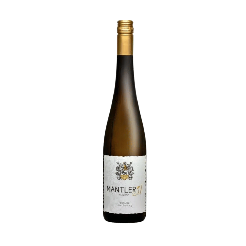 Fles witte wijn Mantler 31 Ried Fumberg Riesling 2023 Wagram DAC PUUR Oostenrijk