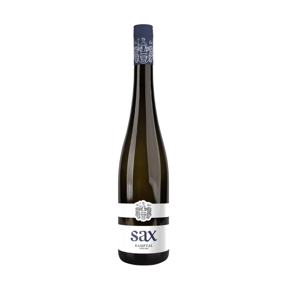 Fles witte oostenrijkse wijn winzerhof sax riesling kamptal dac