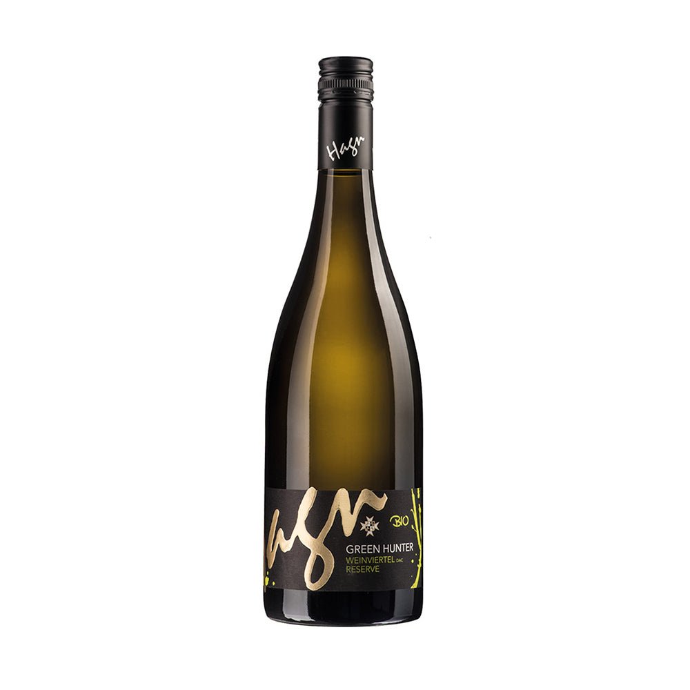 Wijn fles Hagn Grüner Veltliner BIO Weinviertel DAC Oostenrijkse witte wijn