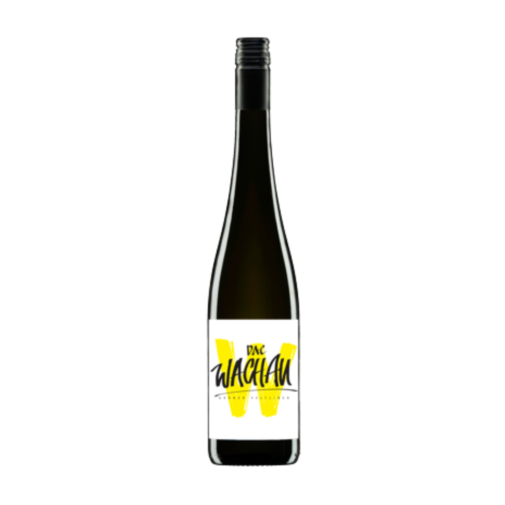 Fles witte Oostenrijkse wijn Braun Grüner Veltliner Wachau DAC