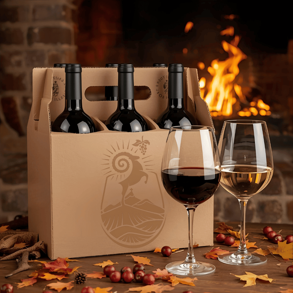 Luxe herfstbox 🍁- Vier het najaar met 6 premium Oostenrijkse wijnen - PUUR Oostenrijk